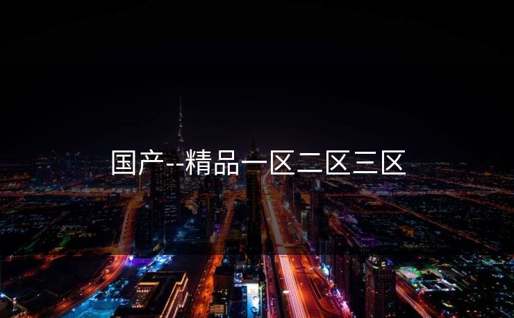 国产--精品一区二区三区